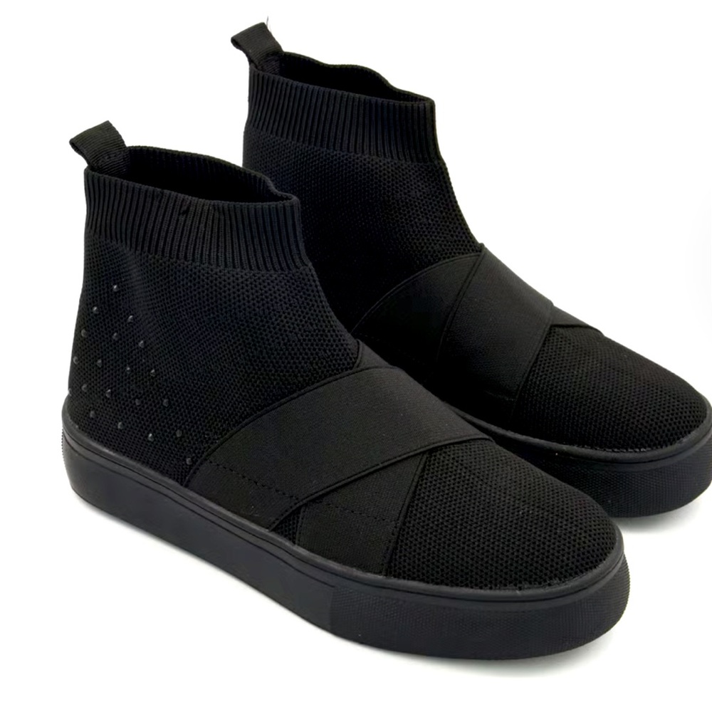 Ecko Women BeyLey Slip On Brand Logo Sneaker Shoes, Black Size 8 - Picture 1 of 8